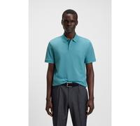 BOSS Polo Pallas de piqué de algodón con detalle de logotipo - StylePallas, 50468362 Azul S