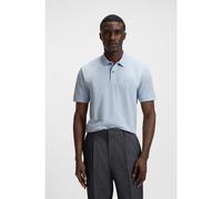 BOSS Polo Pallas de piqué de algodón con detalle de logotipo - StylePallas, 50468362 Celeste 5XL