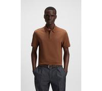 BOSS Polo Pallas de piqué de algodón con detalle de logotipo - StylePallas, 50468362 Marrón XXL