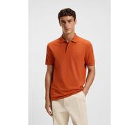BOSS Polo Pallas de piqué de algodón con detalle de logotipo - StylePallas, 50468362 Naranja S