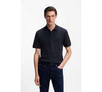 BOSS Polo Pallas de piqué de algodón con logo bordado - StylePallas, 50553564 Azul oscuro 6XL