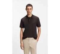 BOSS Polo Pallas de piqué de algodón con logo bordado - StylePallas, 50553564 Marrón oscuro XXXL
