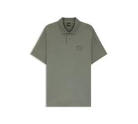 BOSS Polo relaxed fit de algodón interlock de algodón con logo de diseño - StylePe_Techno, 50559146 Gris S