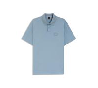BOSS Polo relaxed fit de algodón interlock de algodón con logo de diseño - StylePe_Techno, 50559146 Celeste XL