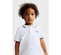 BOSS Polo para niños de piqué de algodón con logo estampado - StyleJ05P13/10P02A, J05P13 Blanco 74
