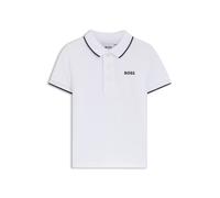 BOSS Polo para niños de piqué de algodón con logo estampado - StyleJ05P13/10P02A, J05P13 Blanco 94