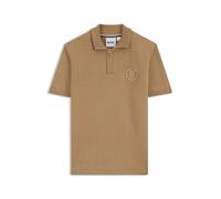 BOSS Polo para niños de punto de algodón con cuello Johnny - StyleJ52342/26904A, J52342 Marrón 102