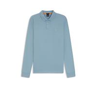 Boss Polo Passerby Slim Fit de piqué de algodón elástico para Hombre, Gris Abierto., 3XL