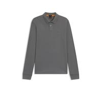 Boss Polo Passerby Slim Fit de piqué de algodón elástico para Hombre, Gris Abierto., XXL