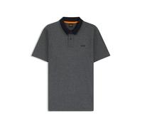 BOSS Polo de piqué de algodón con logo estampado - StylePeoxfordNew, 50507814 Gris oscuro XXXL