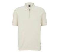 BOSS Polo regular fit con cierre de cremallera - StyleC-Pei 90, 50564941 Natural S