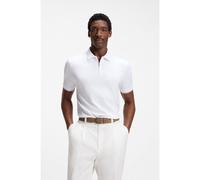 BOSS Polo regular fit con cierre de cremallera - StyleC-Pei 90, 50564941 Blanco XL