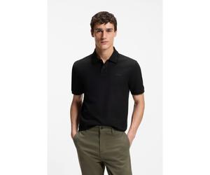 BOSS Polo regular fit de piqué de algodón con estructura de panal de abeja - StylePhoenix, 50560227 Negro S