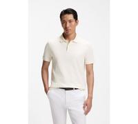 BOSS Polo regular fit en jacquard de algodón y seda - StyleL-Perry 141, 50565893 Natural L