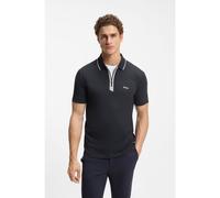 BOSS Polo slim fit con tapeta de cremallera - StylePhilix_IN, 50568698 Azul oscuro M