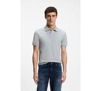 BOSS Polo slim fit de algodón elástico con aplique de logo - StylePassenger, 50507803 Gris claro L