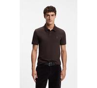 BOSS Polo slim fit de algodón elástico con aplique de logo - StylePassenger, 50507803 Marrón oscuro XXXL