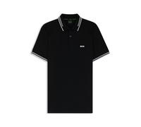 BOSS Polo slim fit de algodón elástico con detalles de la marca - StylePaul, 50506193 Negro XS