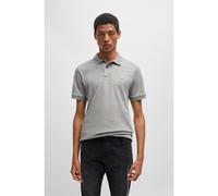 BOSS Polo slim fit de algodón elástico con parche de logo - StylePassenger, 50507803 Gris claro M
