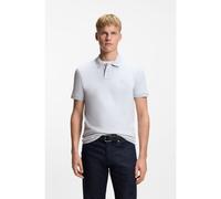 BOSS Polo slim fit de algodón elástico con parche de logo - StylePassenger, 50507803 Gris claro XXXL