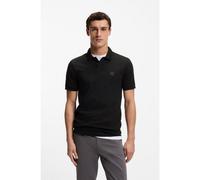 BOSS Polo slim fit de algodón elástico con parche de logo - StylePassenger, 50507803 Negro 4XL