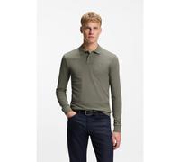 BOSS Polo slim fit de algodón elástico con parche de logo - StylePasserby, 50507704 Gris XL