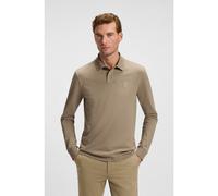 BOSS Polo slim fit de algodón elástico con parche de logo - StylePasserby, 50507704 Marrón claro XL