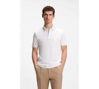 BOSS Polo slim fit de algodón mercerizado - StyleH-Phillipson 195, 50565587 Blanco XXL