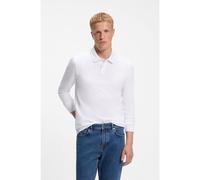 BOSS Polo slim fit en piqué de algodón elástico - StylePasserby, 50507704 Blanco XL