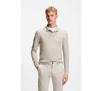 BOSS Polo slim fit en piqué de algodón elástico - StylePasserby, 50507704 Gris claro L