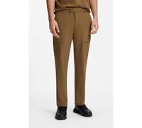 BOSS Porsche x BOSS pantalones regular fit de tejido elástico - StyleTR_PS Icons 70 Flex, 50565234 Marrón 56