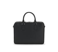 BOSS Portadocumentos de piel repujada con herrajes plateados - StyleNew Crosstown_P_Z.D., 50567812 Negro pcs.