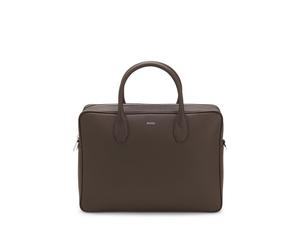 BOSS Portadocumentos granulado con herrajes pulidos de la marca - StyleNorthon_Doc. Case, 50567389 Marrón oscuro pcs.