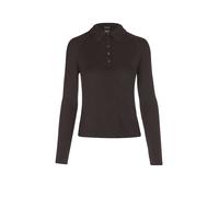 BOSS Jersey estilo polo ajustado de pura lana virgen - StyleFaelina, 50567364 Marrón oscuro S