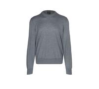 BOSS Jersey regular fit en lana merina - StyleH-Leno, 50565469 Gris S