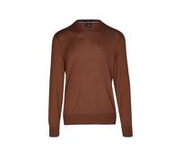 BOSS Jersey regular fit en lana merina - StyleH-Leno, 50565469 Marrón XL