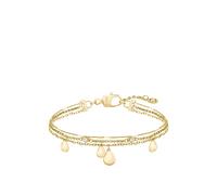 BOSS Pulsera dorada triple con colgantes en forma de lágrima - StyleSELENA, HB1580768 Tono dorado pcs.