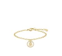 BOSS Brazalete con colgante para mujer Jewelry en acero inoxidable con baño iónico de oro amarillo adornado con cristales, 1580807