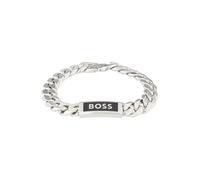 BOSS Pulsera 'KASSY' negro / plata One Size negro / plata