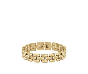 BOSS Pulsera pulida con detalle de logo grabado - StyleVIOLET, HB1580897 Tono dorado pcs.