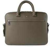 BOSS Ray Maletín oliva, imitación de cuero, hombre