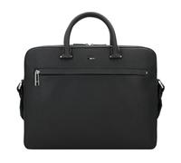 BOSS Ray Maletín negro, imitación de cuero, hombre