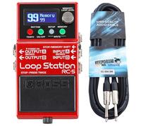 Boss RC-5 Looper - Pedal de efectos y cable jack keepdrum (3 m)