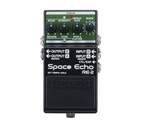 BOSS RE-2 SPACE ECHO - Pedal de efectos de cinta de eco, delay y reverb. Moderna recreación compacta del mítico Roland RE-201 Space Echo. Estéreo verdadero. Reverb de muelles. Wow y Flutter.