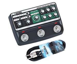Boss RE-202 Space Echo - Dispositivo de efectos (incluye cable de clavija Keepdrum)
