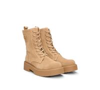 BOSS Rebby_LUBootie_SDBBF, botín Mujer, Beige Mediano, 40 EU