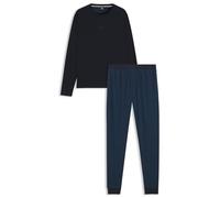 Boss Relax Long Set 10269542 02 Conjunto de Pijama, Azul Oscuro, S Hombres