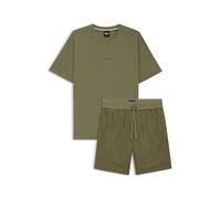Boss Relax Short Set 10269542 01 Conjunto de Pijama, 349Open Green, S Hombres