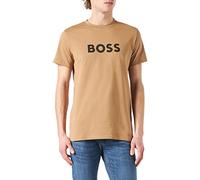 BOSS Relaxed-Fit Upf 50+ T-Shirt In Cotton With Logo Camiseta, Beige 260, L (Pack de 1) para Hombre