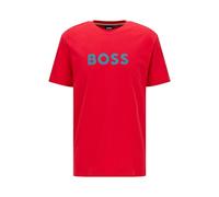 BOSS Relaxed-Fit Upf 50+ T-Shirt In Cotton With Logo Camiseta, Bright Red 629, S (Pack de 1) para Hombre